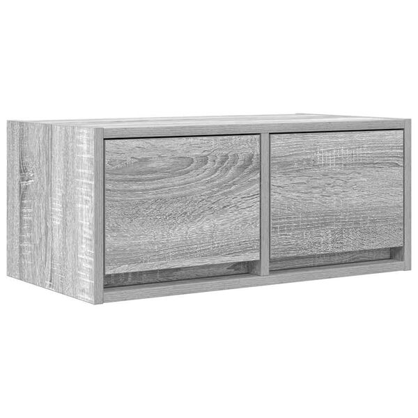 vidaXL Sjónvarpsskápur Gráir Sonoma 60x31x25,5cm Samsettur Viður