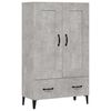 vidaXL Sk&aacute;pur Steypugr&aacute;r 70x31x115 cm Samsettur Vi&eth;ur