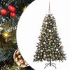 vidaXL Gervi j&oacute;latr&eacute; me&eth; 150 LED Gr&aelig;nn 150 cm PVC, plast og st&aacute;l