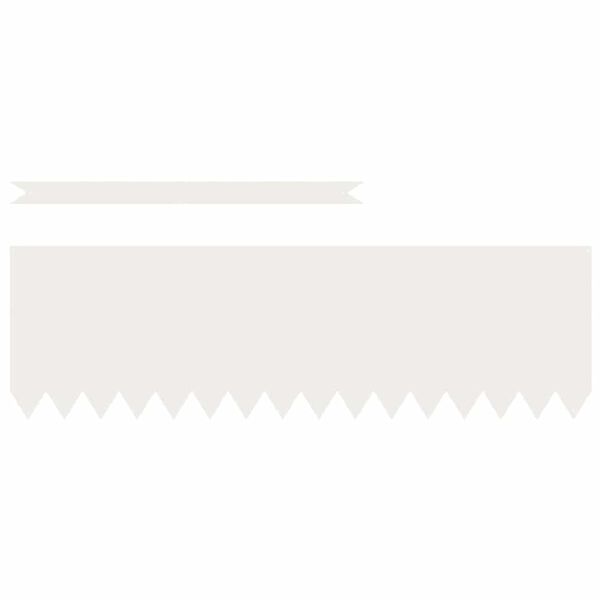 vidaXL Gar&eth;ja&eth;ar 10 pcs Hv&iacute;tt 100 x 0.05 x 20 cm Kaldvalsa&eth;ur st&aacute;lar