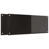 vidaXL Eldh&uacute;sbak 2 pcs Svartur 100 x 40 cm hertu&eth; gler