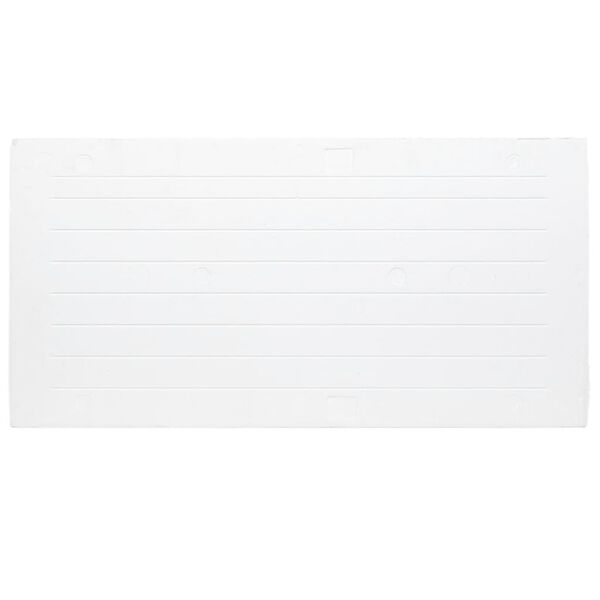 vidaXL 3D Veggþil 10 stk. Reykgrátt 100x50 cm EPS