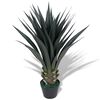 vidaXL Gerviplanta J&uacute;kka me&eth; Bl&oacute;mapotti 90 cm Gr&aelig;n
