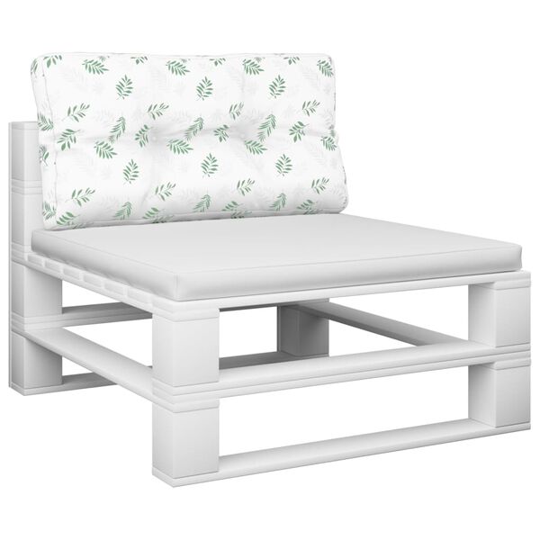 vidaXL Sessa fyrir Brettas&oacute;fa Laufamynstur 70x40x12 cm Efnis&aacute;kl&aelig;&eth;i