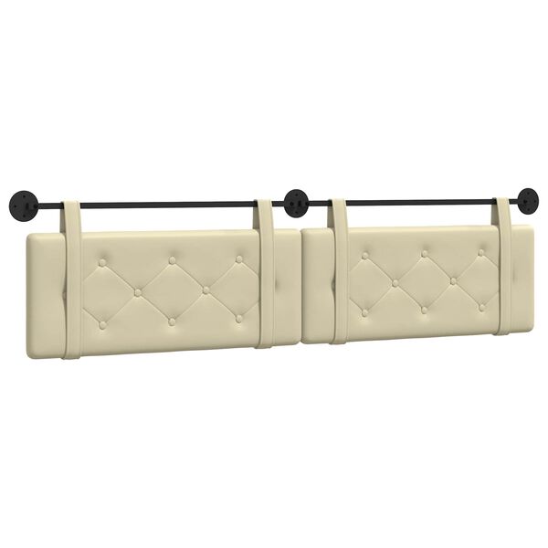 vidaXL Hengisk&aacute;li Vegghengt Rj&oacute;malitur 210 x 55 x 5 cm Gervile&eth;ur