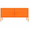 vidaXL Sjónvarpsskápur Appelsínugulur 105x35x50 cm Stál