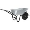 vidaXL V&ouml;ruflutningskerra Silfur og Black 141 x 60 x 57 cm St&aacute;l