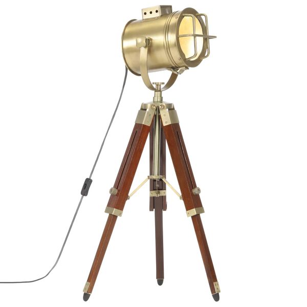 vidaXL G&oacute;lflampi &aacute; &THORN;r&iacute;f&aelig;ti Gegnheill Mang&oacute;vi&eth;ur 69 cm