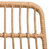 vidaXL Garðstólar 2 stk. 48x62x84 cm PE Rattan