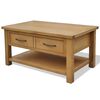 vidaXL S&oacute;fabor&eth; 88x53x45 cm Sterkbygg&eth;ur Eikarvi&eth;ur