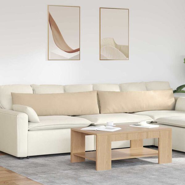 vidaXL S&oacute;fap&uacute;&eth;ar 2 pcs Rj&oacute;malitur 145 x 40 cm d&uacute;kur