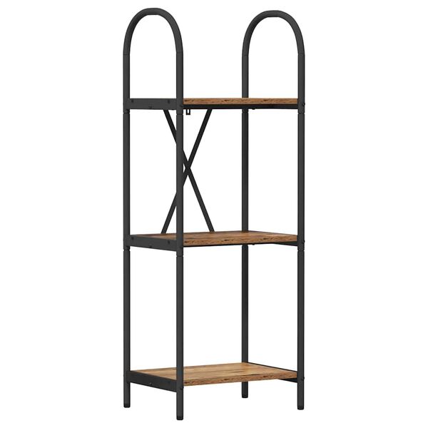 vidaXL Hilla Gamalt timbur 40 x 30 x 109 cm Samsettur vi&eth;ur