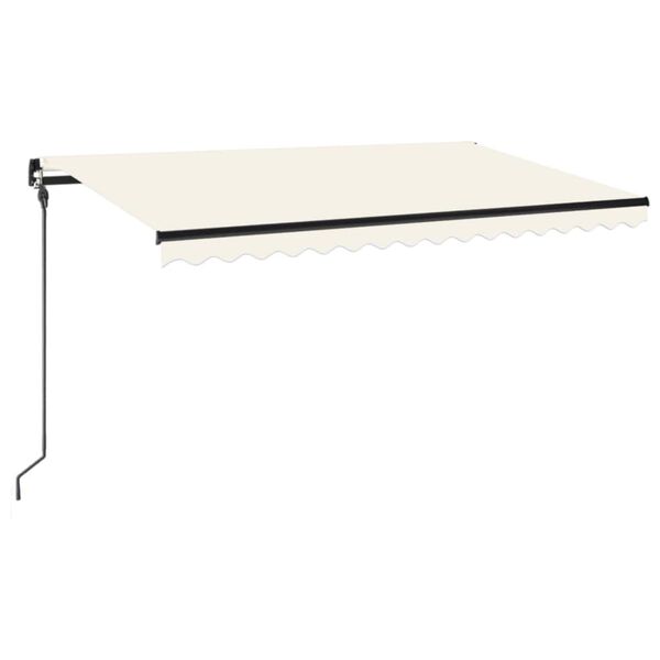 vidaXL Handkn&uacute;in &Uacute;tdraganleg Mark&iacute;sa me&eth; LED 400x300 cm Rj&oacute;mahv&iacute;t