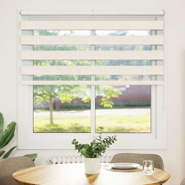 vidaXL Zebra Gard&iacute;na 145x100 cm Efni Breidd 140,9 cm P&oacute;l&yacute;ester