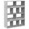 vidaXL B&oacute;kahilla Steypugr&aacute;r 100x33x125,5 cm Samsettur Vi&eth;ur