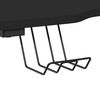 vidaXL Leikjaskrifborð með ZZ-Laga Fótum Svart 90x60x75 cm