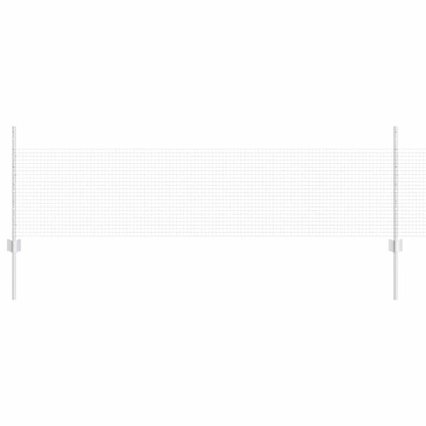 vidaXL Gir&eth;ing me&eth; p&oacute;st Silfur 0,5 x 25 m St&aacute;l