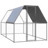 vidaXL &Uacute;tih&aelig;nsnab&uacute;r 2x4x2 m Galvanisera&eth; st&aacute;l