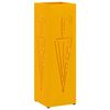 vidaXL Regnhl&iacute;fastendur Sinnepsgulur 15,5 x 15,5 x 49 cm metal