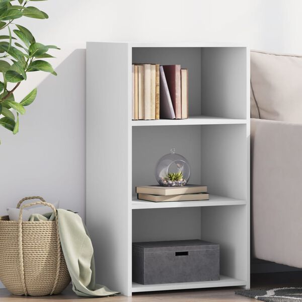 vidaXL Skenkur Hv&iacute;tur 50x41x93 cm Samsettur Vi&eth;ur