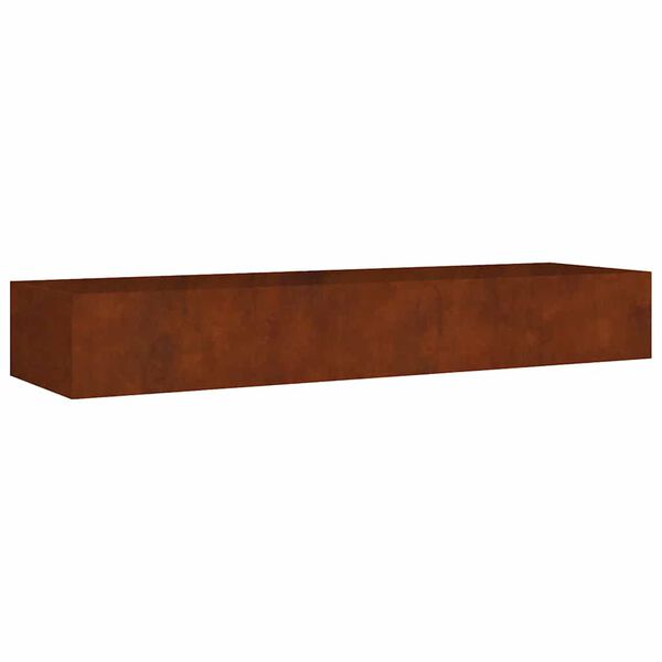 vidaXL Upph&aelig;kka&eth; Gar&eth;ker 280x80x40 cm Corten St&aacute;l