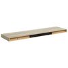 vidaXL Vegghengdar Hillur 4 stk. Eikarlita&eth;ar 90x23,5x3,8 cm MDF