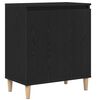 vidaXL Vi&eth;beinteyfla Svartur Eik 60 x 35 x 70 cm Samsettur vi&eth;ur