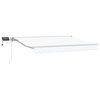 vidaXL Handvirk mark&iacute;sust&ouml;ng me&eth; LED Hv&iacute;t 3,5 x 2 m
