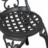 vidaXL Gar&eth; Bistro Set 3 pcs Svartur &Aacute;l