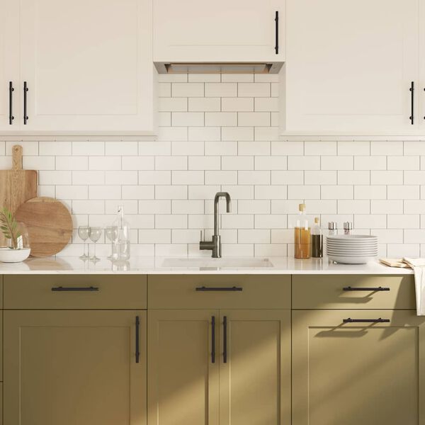 vidaXL Sk&aacute;pur Handf&ouml;ng 10 stk Svart 128 mm Ry&eth;fr&iacute;tt st&aacute;l