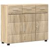 vidaXL Vi&eth;beinteyfla me&eth; hillu FLORIN Sonoma Eik 88,5 x 30,5 x 73 cm
