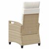 vidaXL Gar&eth;st&oacute;ll 2 pcs Beige og krem 56 x 60 x 112 cm