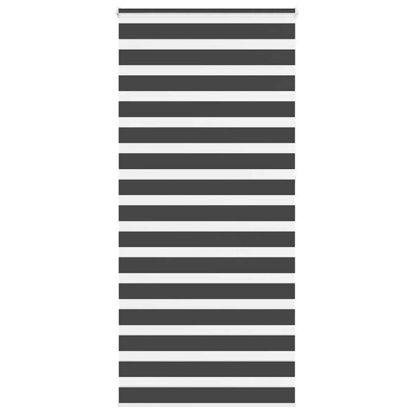 vidaXL Zebra Gard&iacute;na Sv&ouml;rt 100x230 cm Efni Breidd 95,9cm P&oacute;l&yacute;ester