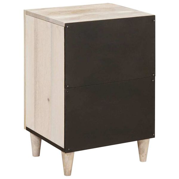 vidaXL Ba&eth;herbergissk&aacute;pur Hv&iacute;tt 38 x 33 x 58 cm Samsettur vi&eth;ur