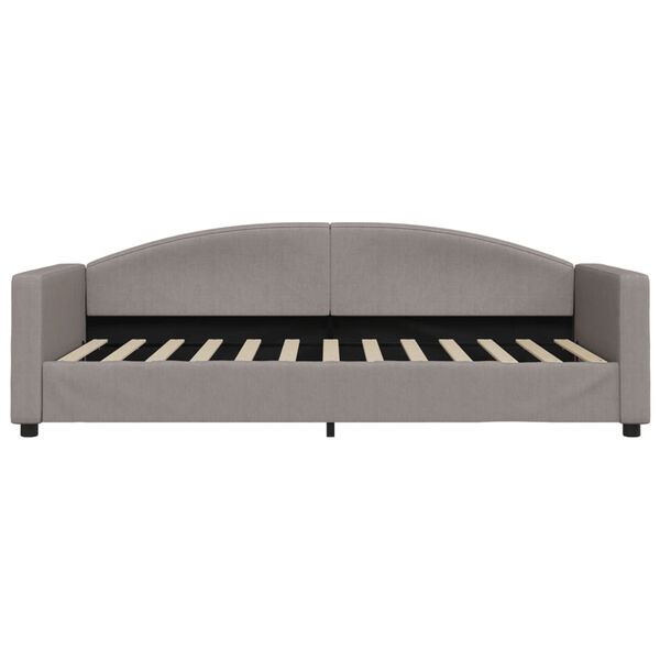 vidaXL Svefns&oacute;fi M&oacute;gr&aacute;r 90x200 cm Efnis&aacute;kl&aelig;&eth;i