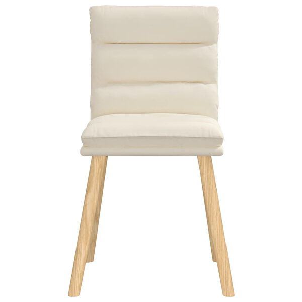 vidaXL Borðstofustólar 4 stk. Hör