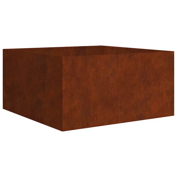 vidaXL Gr&oacute;&eth;urker 80x80x40 cm Corten St&aacute;l