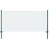 vidaXL M&ouml;skvav&iacute;rgir&eth;ing me&eth; Staurum St&aacute;l 25x0,75 m Gr&aelig;n