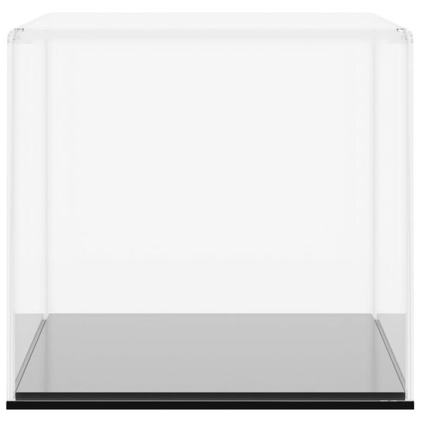 vidaXL Sýningarkassi Gegnsætt 30x15x14 cm Akrýl