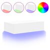 vidaXL Sj&oacute;nvarpssk&aacute;pur me&eth; LED-Lj&oacute;sum Hv&iacute;tur 60x35x15,5 cm