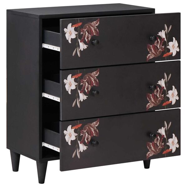 vidaXL Geymsk&aacute;pur Marglitur 60 x 33,5 x 75 cm Hart mang&oacute;tr&eacute;