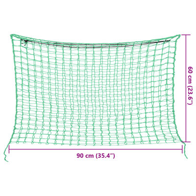 vidaXL Heynet 2 stk Rétthyrningslaga Græn 90 x 60 m PP