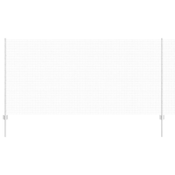 vidaXL Gir&eth;ing me&eth; p&oacute;st Silfur 1,2 x 10 m St&aacute;l