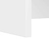 vidaXL Veggfest skrifbor&eth; Hv&iacute;tt 60 x 45 x 30 cm Samsettur vi&eth;ur
