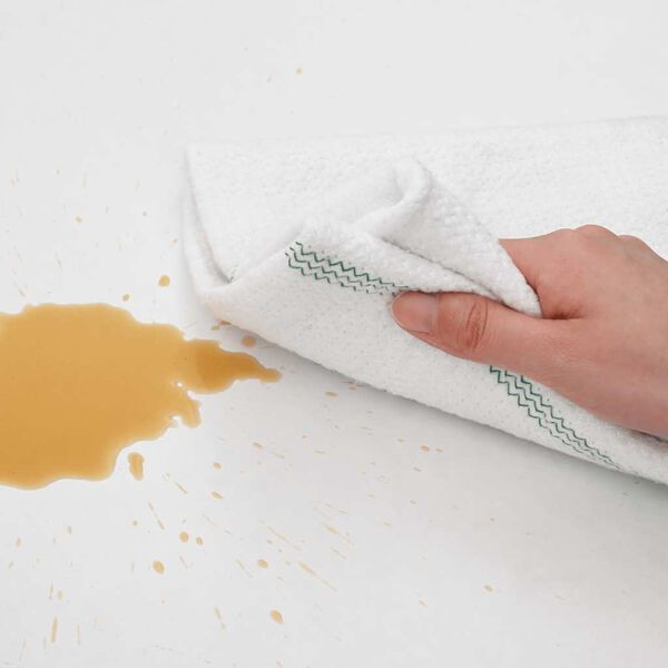 vidaXL Hreinsikl&uacute;tar 5 stk Hv&iacute;tir me&eth; Gr&aelig;num R&ouml;ndum 50x60 cm