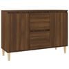 vidaXL Skenkur Br&uacute;n Eik 101x35x70 cm Hanna&eth;ur vi&eth;ur