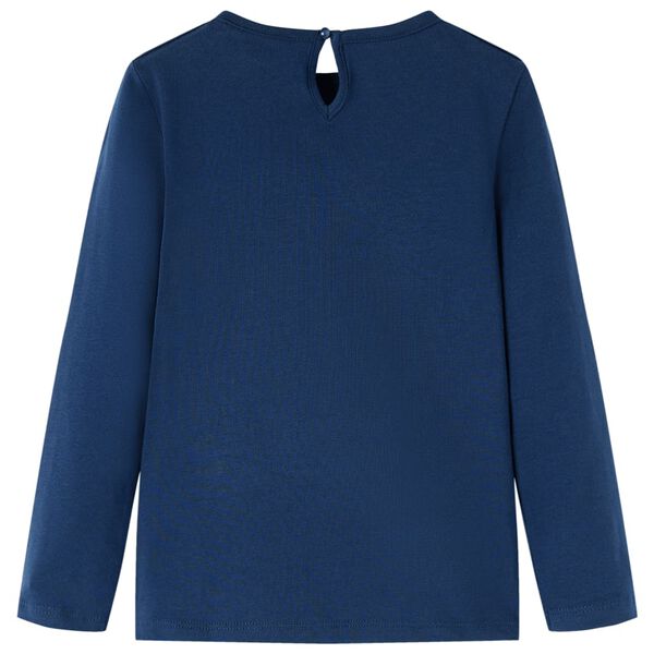 Barnabolur með Síðum Ermum Dökkblár 92