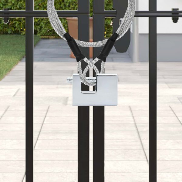 vidaXL Hengil&aacute;s 6 pcs Silfur 7 x 1,9 x 5 cm J&aacute;rn