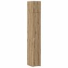vidaXL Geymslusk&aacute;pur 3 pcs Artisan Eik 30 x 42,5 x 225 cm