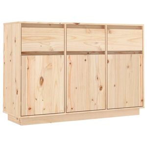 vidaXL Skenkur 111x36x75 cm Gegnheil Fura